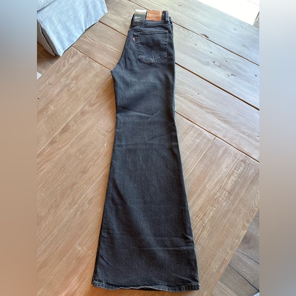 Levi's Black Flare & Wide Leg Jeans - Picture 6 of 8